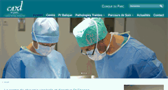 Desktop Screenshot of chirurgie-viscerale-saint-etienne.com