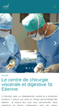 Mobile Screenshot of chirurgie-viscerale-saint-etienne.com